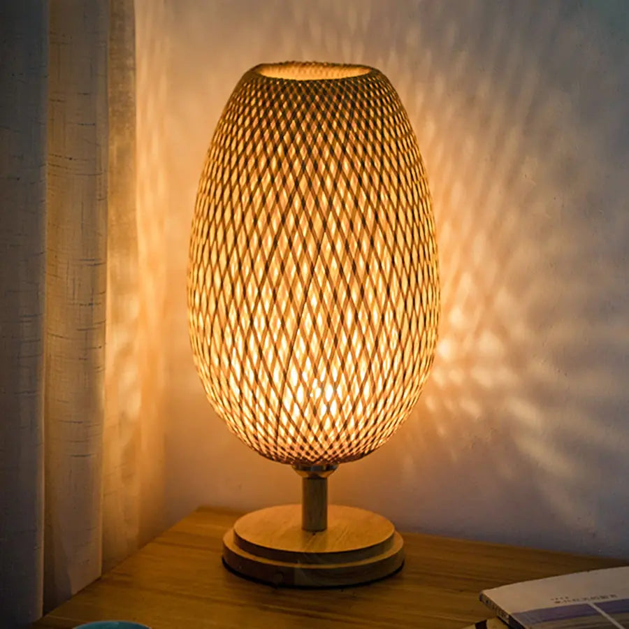 Handmade Bamboo Rattan Table Lamps at Lampz Store