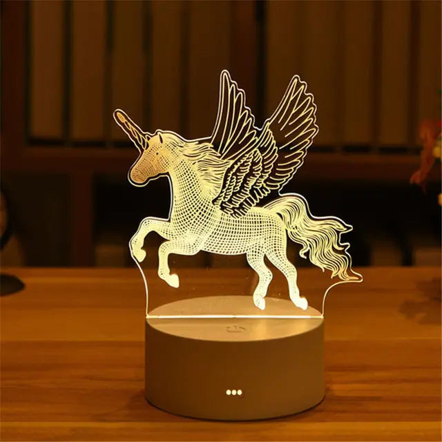 Acrylic 3D USB Desk Lamps at Lampz Store