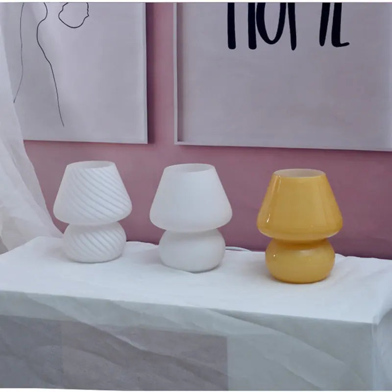 Glass Translucent Bedside Lamps at Lampz Store