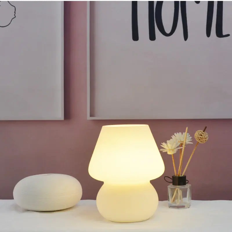 Glass Translucent Bedside Lamps at Lampz Store